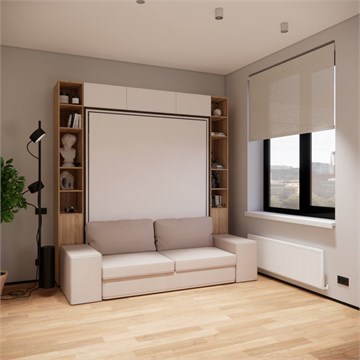 КРОВАТЬ-ТРАНСФОРМЕР, МАТРАС, ДИВАН, СТЕЛЛАЖИ, АНТРЕСОЛИ, ПОДСВЕТКА: СОМ-МОДУЛЬ MAXIMUM 1816