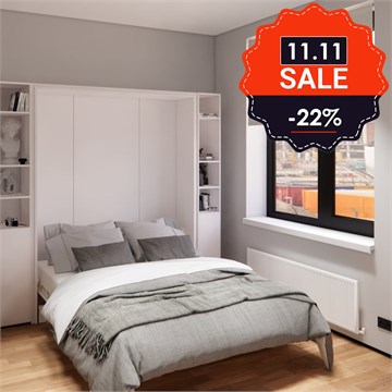 КРОВАТЬ-ТРАНСФОРМЕР 160х200 со СТЕЛЛАЖАМИ 1822