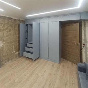 Сборка мебели для спальни: кровать-трансформер + шкафы 1825